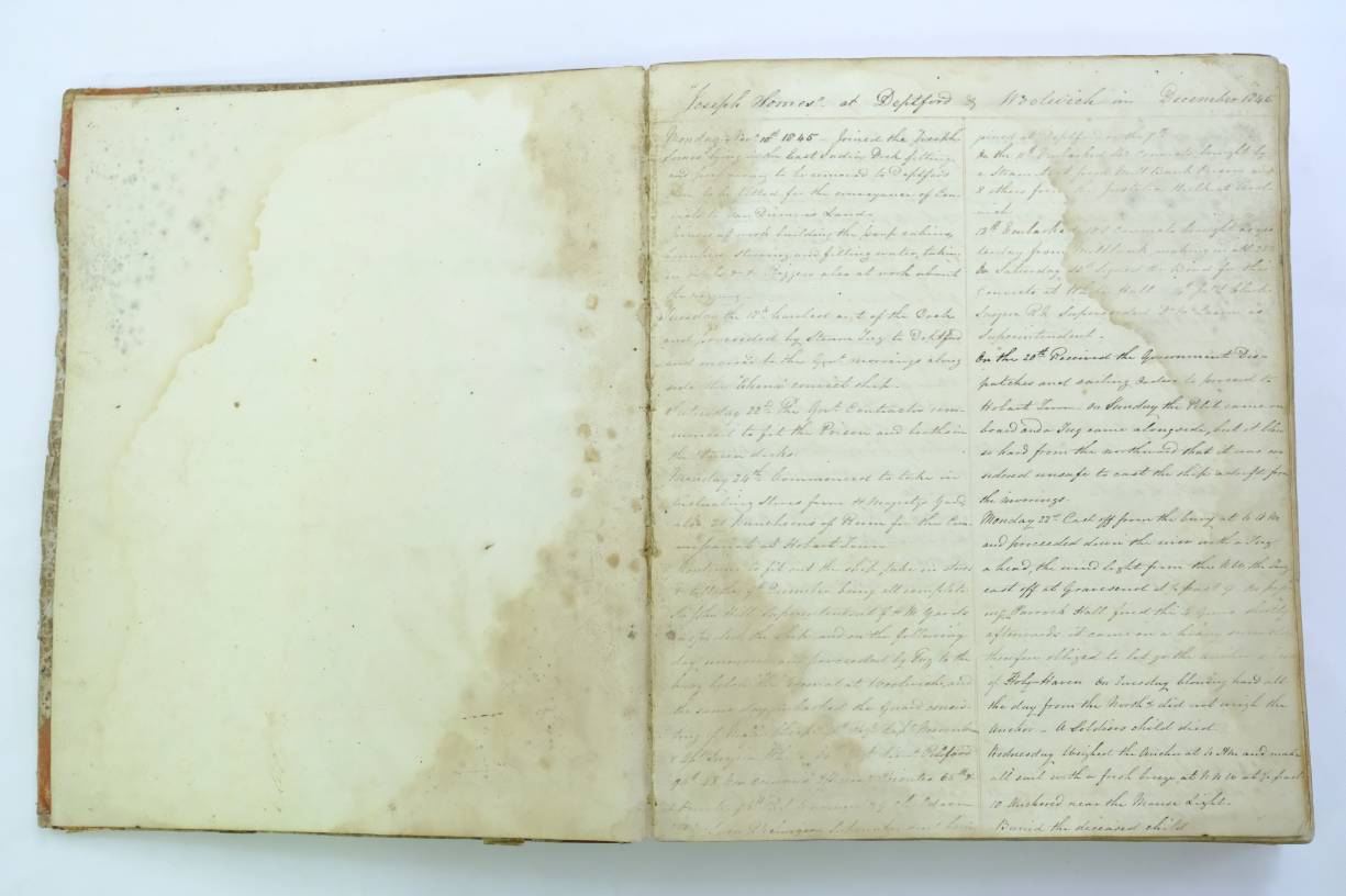 Convict Transportation. Personal manuscript logbook of three voyages, kept by George Thompson, - Image 4 of 8