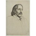 *Strang (William, 1859-1921). Robert Louis Stevenson, 1893, etching on laid paper, with plate