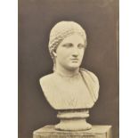 *Fenton (Roger, 1819-1869). Dione T.54, circa 1855, albumen print, the bust three-quarter face,