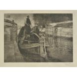 *Davison (George, 1856-1930). A Thames Locker [Camera Work, 18], 1907, photogravure, image 11.8 x