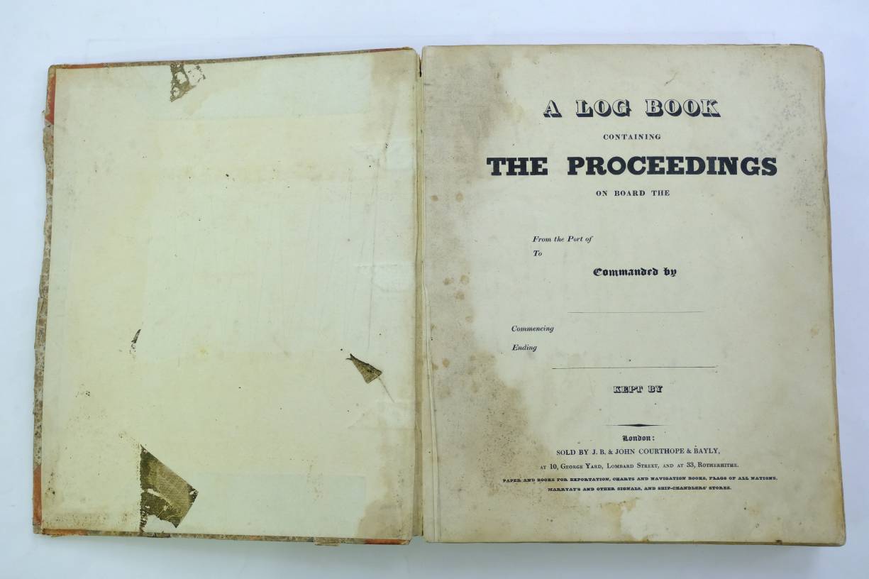 Convict Transportation. Personal manuscript logbook of three voyages, kept by George Thompson, - Image 3 of 8