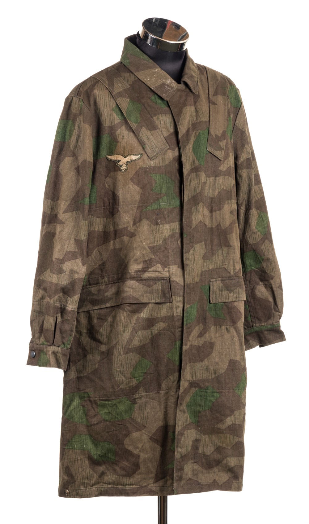 *Third Reich. Fallschirmjager (Paratroopers) camouflage smock, with cloth eagle badge, grey