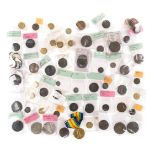 *Coins. A mixed coin & token collection, mostly 17th century and later, including William & Mary