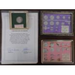 *Mexico. Philip V, 8 Reales 1739, presented in a frame, glazed with certificate of authenticity,