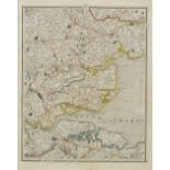 Cary (John). Cary's New Map of England and Wales with Part of Scotland..., Second Edition, Corrected