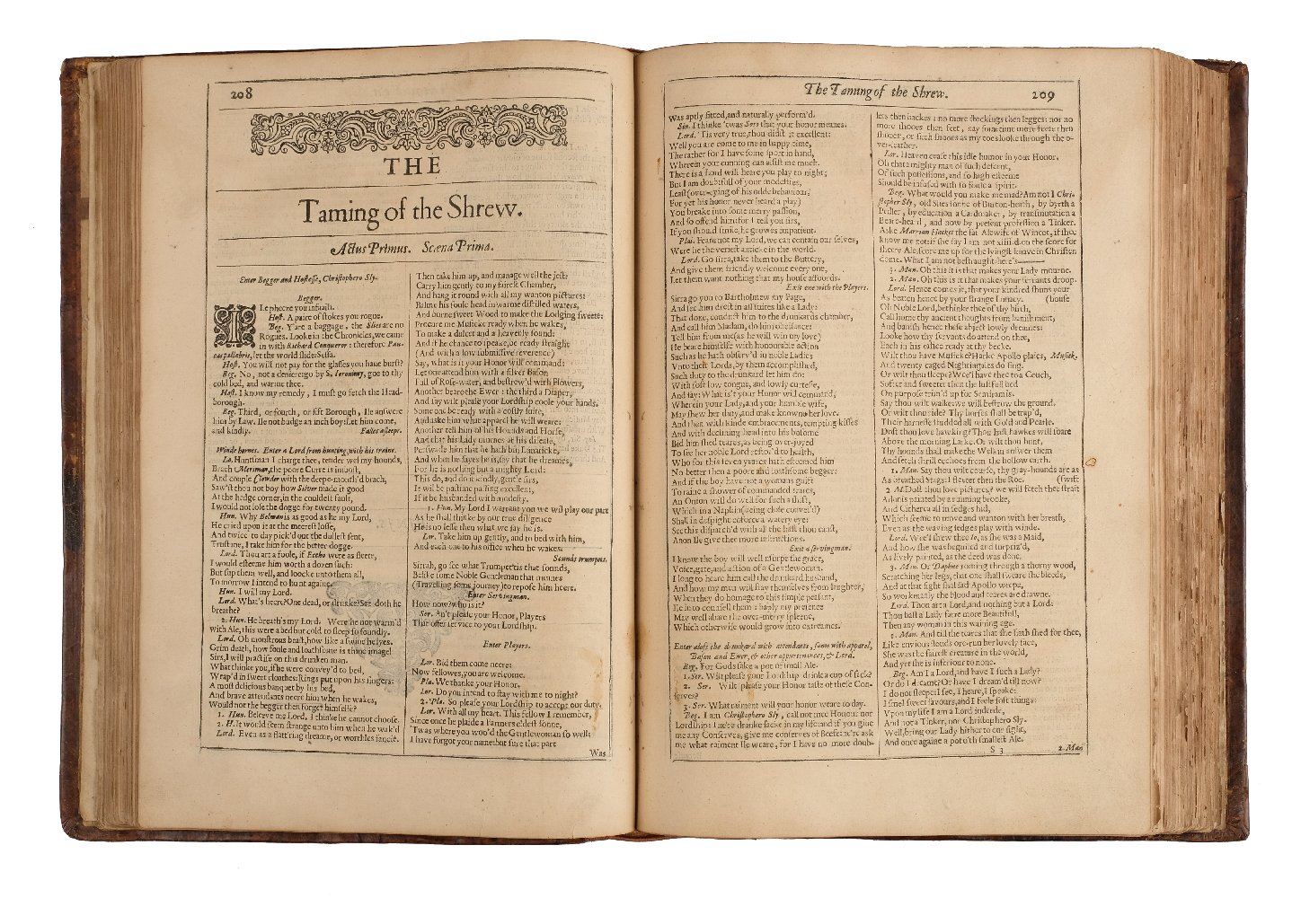 [Shakespeare, William. Comedies, Histories and Tragedies; Published according to the true - Image 24 of 34