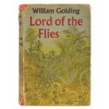 Golding (William). Lord of the Flies, 1st edition, 1954, verso of half-title with authorial ink