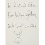 Golding (William). Darkness Visible, 1st edition, Faber and Faber, 1979, bookplate of Richard Adams,