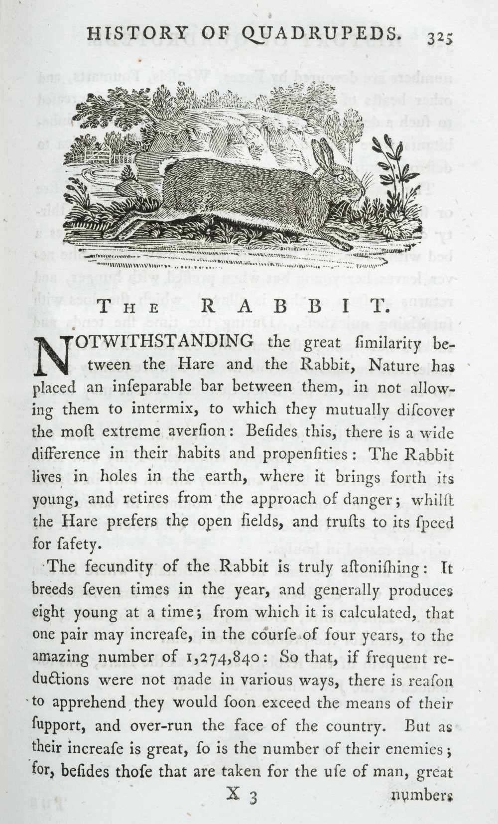 Bewick (Thomas). A General History of Quadrupeds, 1st edition, Newcastle Upon Tyne: printed by and