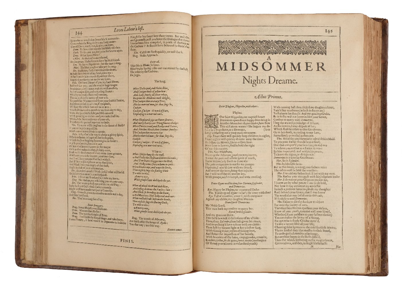 [Shakespeare, William. Comedies, Histories and Tragedies; Published according to the true - Image 26 of 34