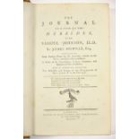 Boswell (James). The Journal of a Tour to the Hebrides, with Samuel Johnson..., 1st edition, printed