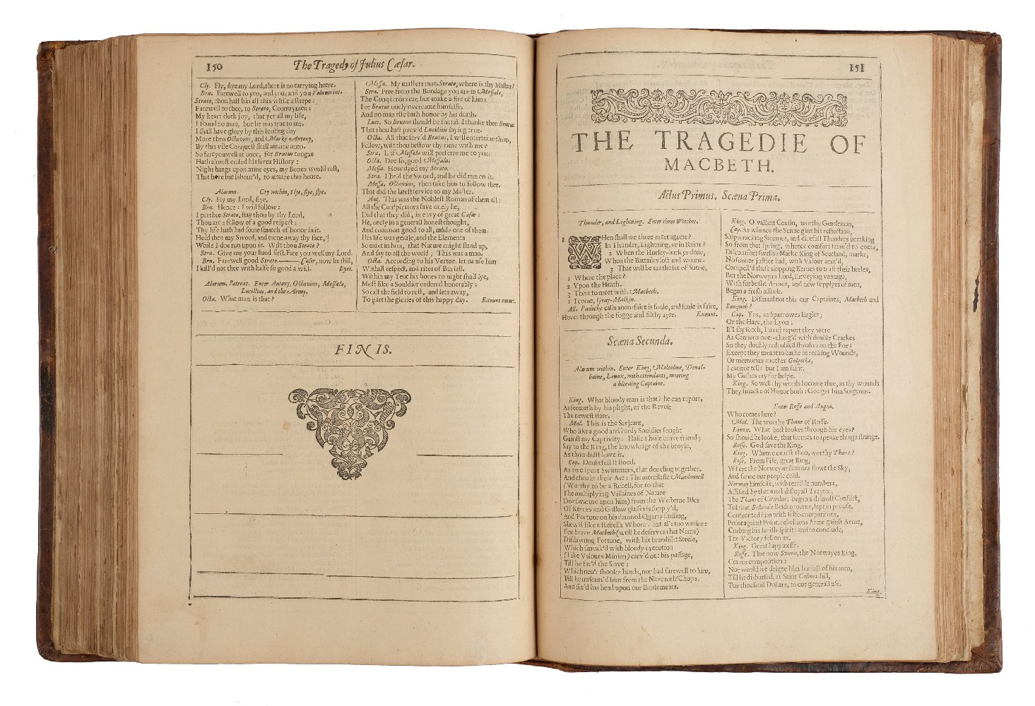 [Shakespeare, William. Comedies, Histories and Tragedies; Published according to the true - Image 29 of 34