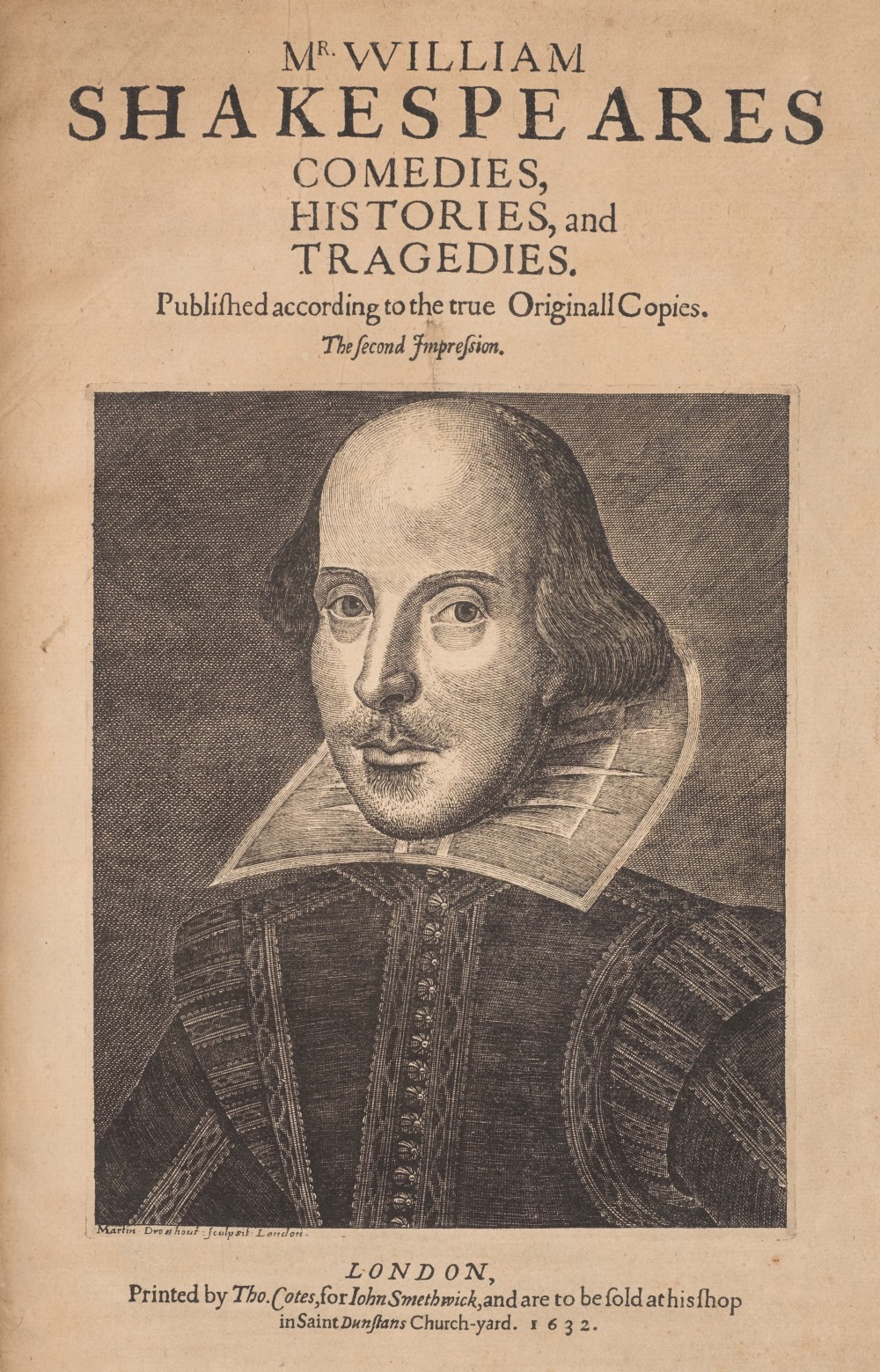 [Shakespeare, William. Comedies, Histories and Tragedies; Published according to the true