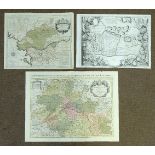 European countries. A mixed collection of 13 maps, mostly 17th - 19th century, including examples by