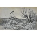 *Stannard (Henry, 1844-1920). Duck Shooting & Pheasant Shooting, a pair of monochrome watercolours