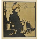 Nicholson (William). London Types. Quatrozains by W.E. Henley, 1898, 12 full-page colour woodblock