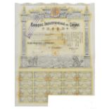 *Bonds and Share Certificates. A group of more than 200 certificates, mid 19th century to early 20th