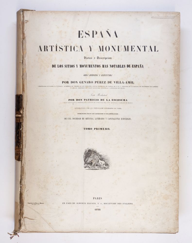 Perez Villaamil (Jenaro). Espa¤a Artistica y Monumental vistas y Descripcion de los Sitios y - Bild 7 aus 11