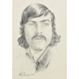 *Samuel (W.G., 1929-2015). Don Rogers, pencil sketch on paper, signed and dated 1972 lower left,