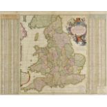 England & Wales. Visscher (Nicolas), A New Mapp of the Kingdome of England, Representing the