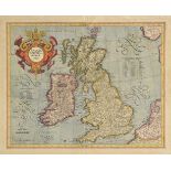 British Isles. Mercator (Gerard & Hondius J.), Anglia, Scotia et Hibernia, circa 1609, engraved