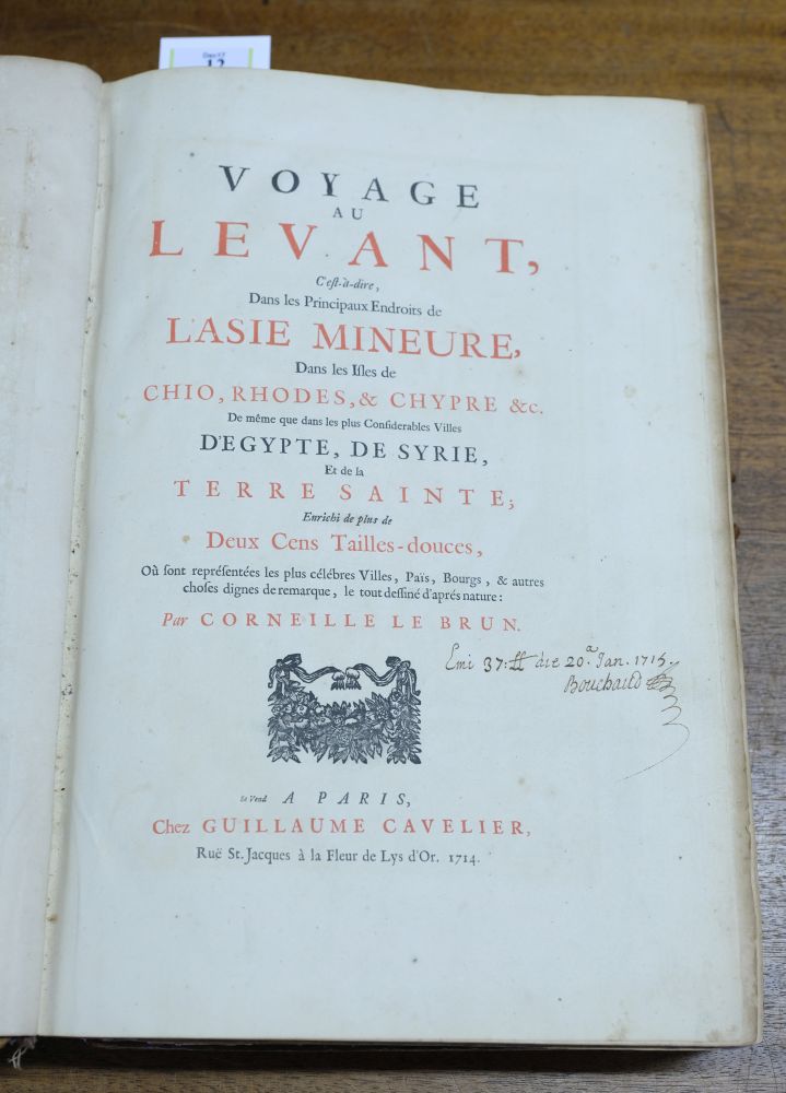 Bruyn (Cornelis de). Voyage au Levant, c'est-…-dire, dans les principaux endroits de l'Asie Mineure, - Bild 7 aus 18