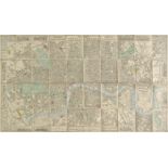 London. Wyld (James), Wyld's New Plan of London, published June 1866, folding lithograph map with