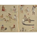 India. A collection of 'Patna School' watercolours of trades and professions, mid 19th century, 45