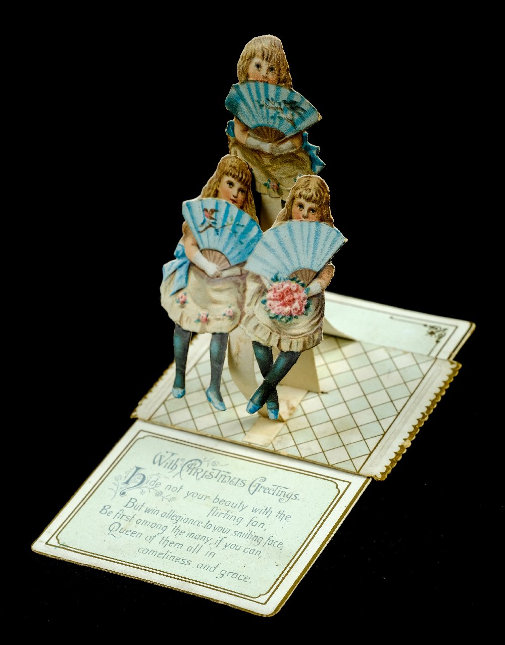 *Moveable cards. A collection of shaped and moveable greetings cards, late 19th century, together - Image 4 of 9