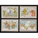 *Greetings Cards. A collection of approximately 120 Christmas chromolithographic greetings cards,
