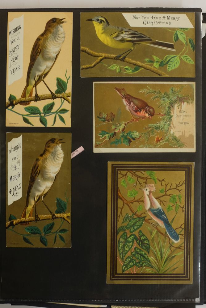 *Greetings Cards. A collection of approximately 250 Victorian Christmas chromolithographic greetings - Image 7 of 7