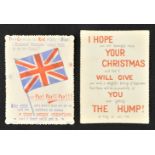 *Greetings Cards. A collection of approximately 100 Victorian Christmas chromolithographic greetings