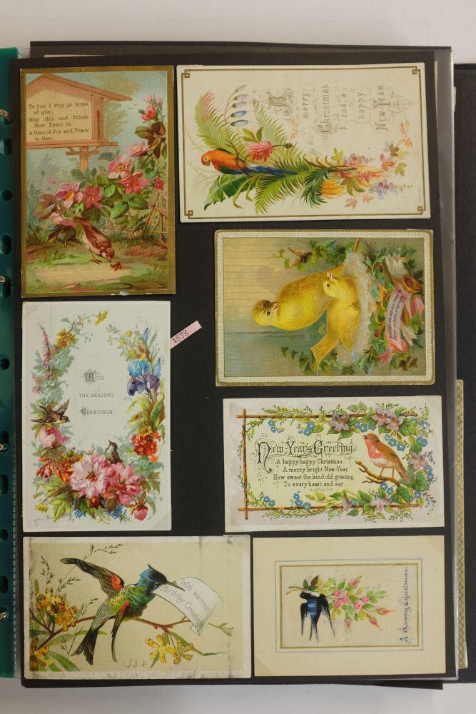 *Greetings Cards. A collection of approximately 250 Victorian Christmas chromolithographic greetings - Image 3 of 7