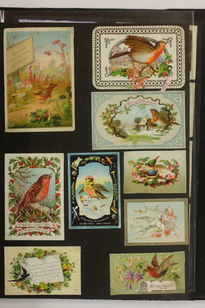 *Greetings Cards. A collection of approximately 250 Victorian Christmas chromolithographic greetings - Image 4 of 7