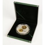 CHINA. "The Commemorative Silver Coin for the 20th Anniversary of Chinese Panda Gold Coin.".