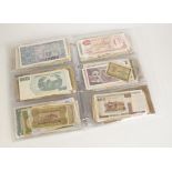 WORLD. BANKNOTES. A large collection of mixed banknotes, including various countries. (Approximately