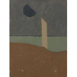 •GEORGE DANNATT (1915-2009) "Post and Blue Horizon", 1993, titled, signed and dated verso with