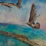 •STEPHEN BISHOP (contemporary) "Flight-The End Game", signed lower right, further signed, titled and