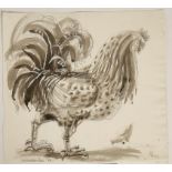 •SVEN BERLIN (1911-1999) "Number 15 Fowl", titled lower right, signed and dated '66 lower left,