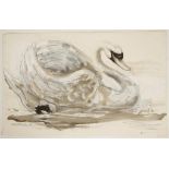 •SVEN BERLIN (1911-1999) "Number 12 Swan", titled lower right, signed and dated '66 in pencil,