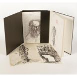 •ALEXANDER TISCHLER (ALEKSANDR TYSHLER) (1898-1980) "Drawings" a book folio with loose leaf