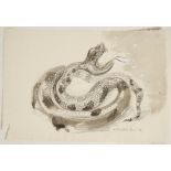 •SVEN BERLIN (1911-1999) "Number 22 Serpent", titled lower right, signed and dated '66 in pencil,