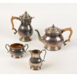 A FOUR PIECE TEA/COFFEE SET