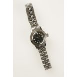 BULOVA:A LADIES STAINLESS STEEL WRISTWATCH