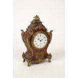 VULLIAMY: A TORTOISESHELL AND ORMOLU MANTEL CLOCK