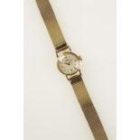 LONGINES: A LADIES YELLOW GOLD WRISTWATCH