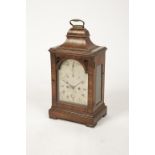 A MAHOGANY CASED BRACKET CLOCK