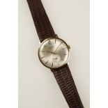 RONE: A GENTLEMAN'S VINTAGE 9CT YELLOW GOLD WRISTWATCH