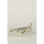 A WORCESTER PORCELAIN SAUCEBOAT