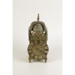 SMORTHWAIT, COLCHESTER: A BRASS CASED LANTERN CLOCK